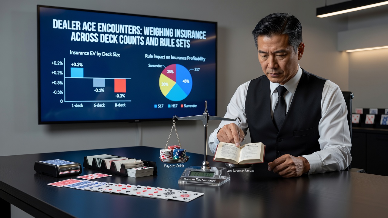 Dealer Ace Encounters: Weighing Insurance Across Deck Counts and Rule Sets