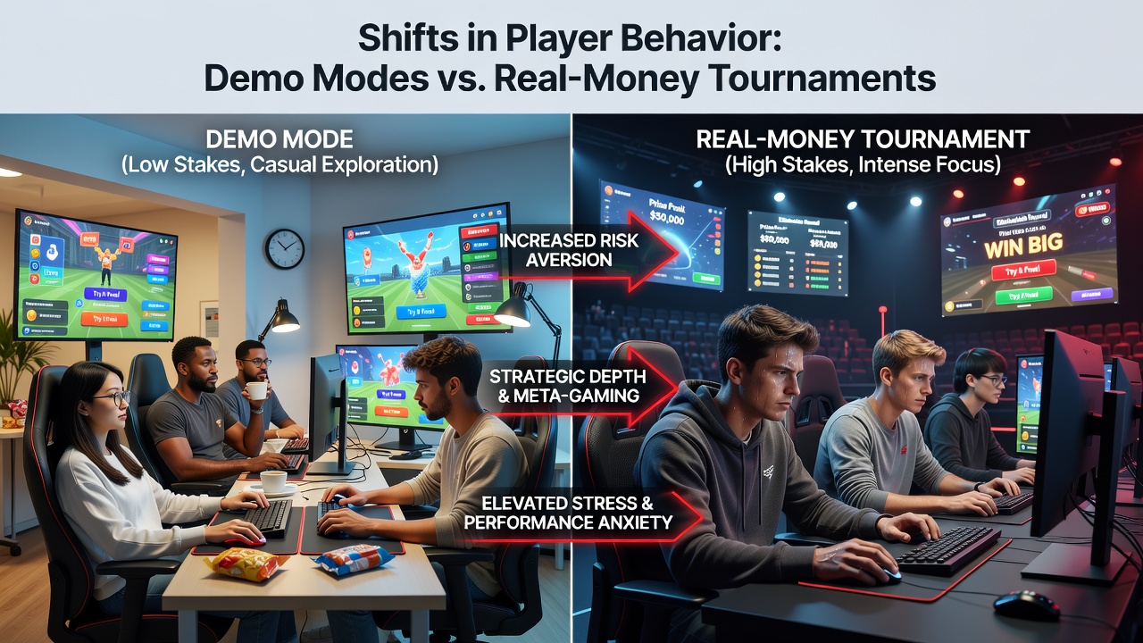 Tournament leaderboard displays and real-money stakes interface in card gaming applications